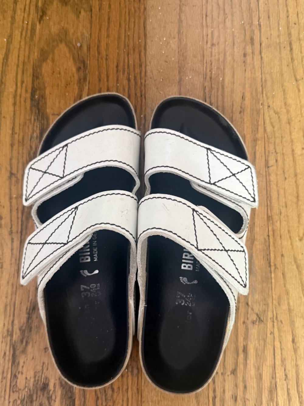 White Birkenstock Sandal size 37